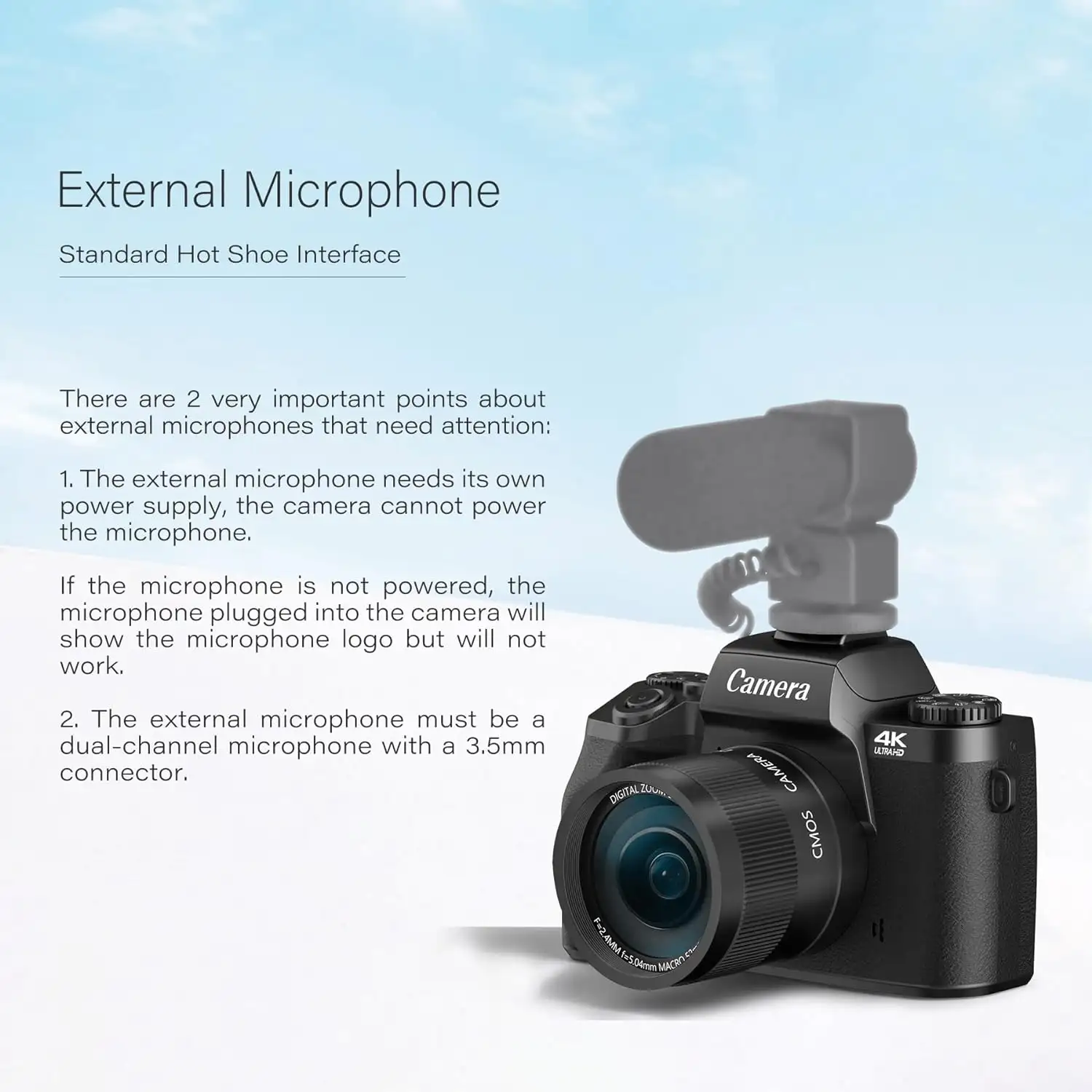 Saneen Digital Camera, 4k Cameras, 64MP WiFi Touch Screen Vlogging Camera - 710q4vdmul._ac_sl1500_
